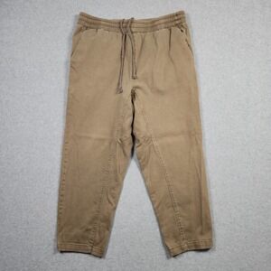 Elwood Pants Mens Large Brown Joggers Loose Drawstring Elastic Waist Stretch